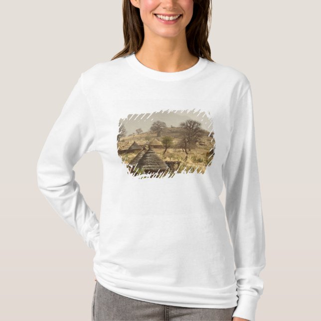 Camiseta Montañas Nuba, pueblo de Nugera (Anverso)