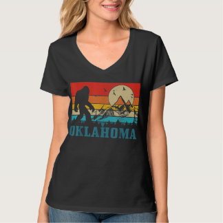 Camiseta Montañas Oklahoma Bigfoot Vintage Senderismo