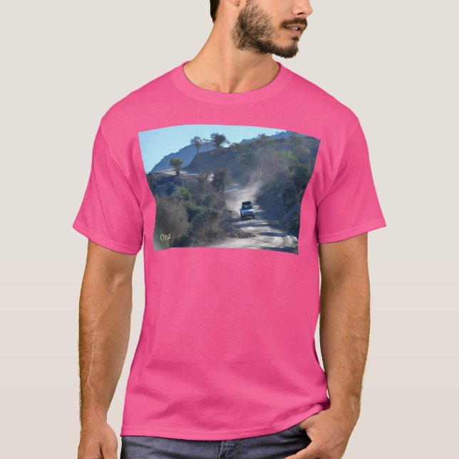 Camiseta Montañas Oman Al Hajar Fotografía Original Activa (Anverso)
