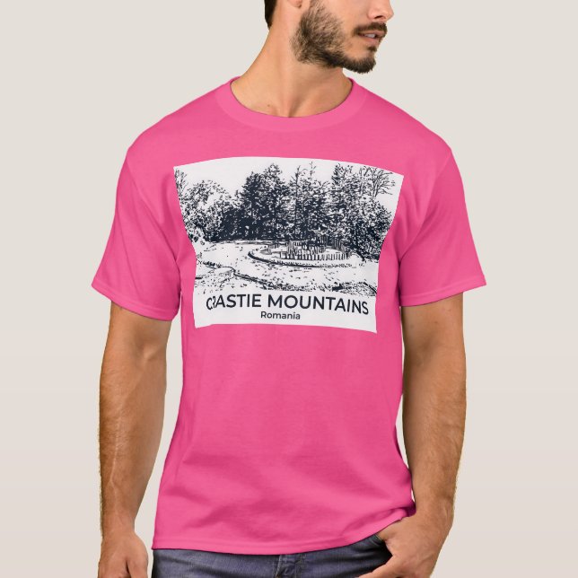 Camiseta Montañas Orastie - Rumania activa (Anverso)