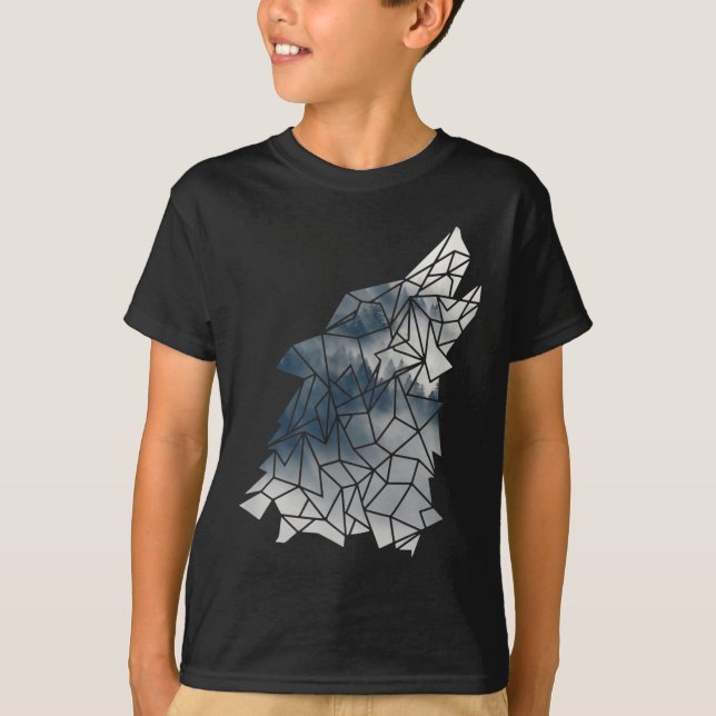 Camiseta Montañas Owo de protección ambiental - Wolf Silh (Anverso)