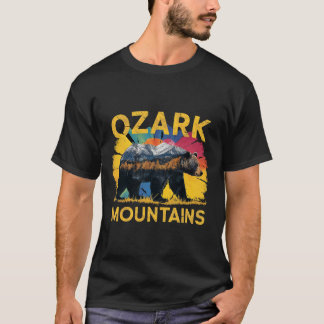 Camiseta Montañas Ozark Arkansas Cabalgatas de Senderismo p