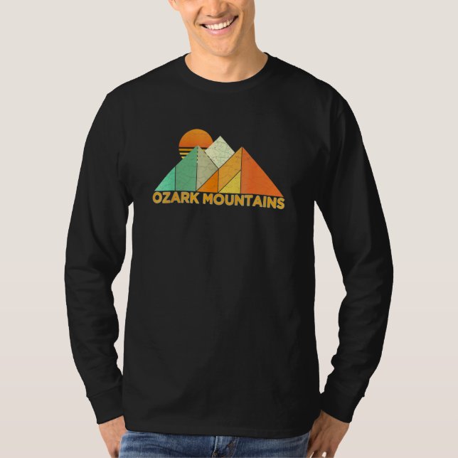 Camiseta Montañas Ozark Retro Vintage (Anverso)