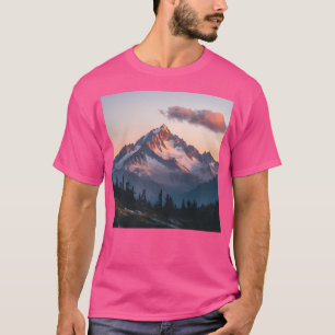 Camiseta Montañas Paisaje Montañas Naturaleza Pared Art Act