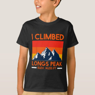 Camiseta Montañas Pico Longs Montañista Amante de la Montañ