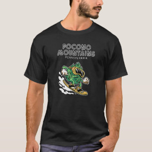 Camiseta Montañas Pocono Cerveza Pensilvania Snowboard