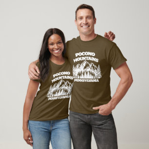 Camiseta Montañas Pocono Pensilvania