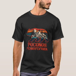 Camiseta Montañas Poconos Pennsylvania Pa Bear Senderismo S
