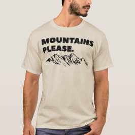 Camiseta Montañas, por favor