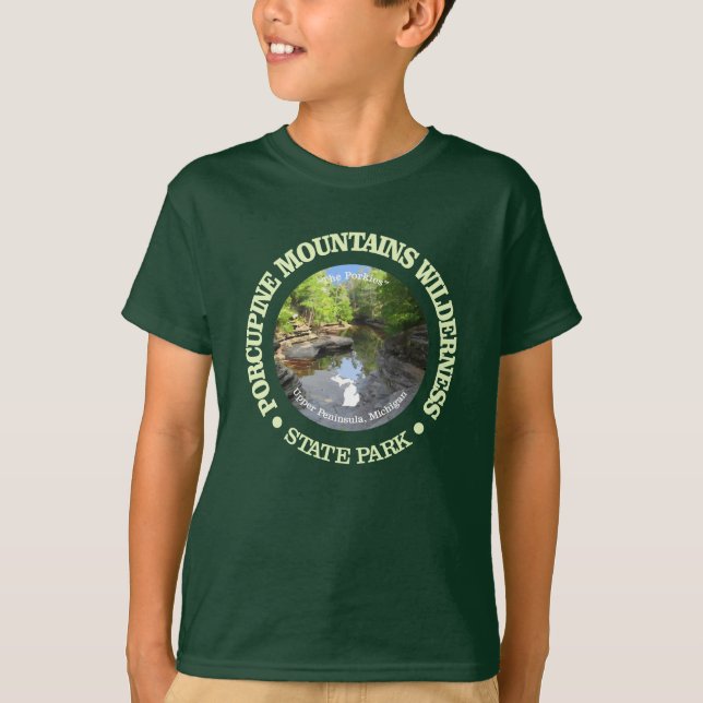 Camiseta Montañas Porcupine Wilderness SP (Anverso)