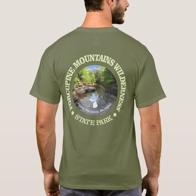 Camiseta Montañas Porcupine Wilderness SP (Reverso)
