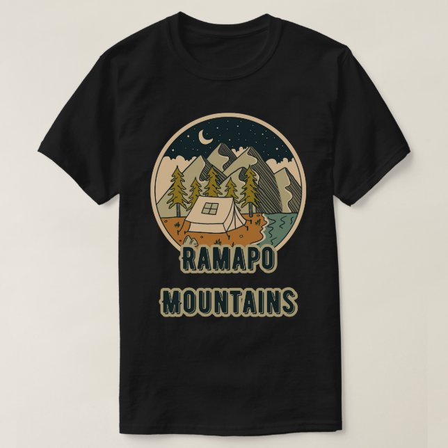 Camiseta Montañas Ramapo (Diseño del anverso)