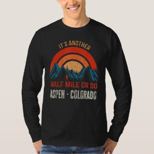 Camiseta Montañas Retro Aspen Colorado Co Senderismo
