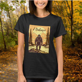 Camiseta Montañas Retro Bigfoot Vintage Sasquatch