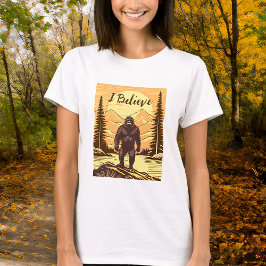 Camiseta Montañas Retro Bigfoot Vintage Sasquatch
