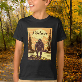 Camiseta Montañas Retro Bigfoot Vintage Sasquatch