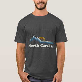 Camiseta Montañas retro Carolina del Norte NC vintage
