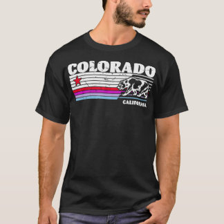 Camiseta Montañas Retro Colorado Naturaleza Senderismo Vint