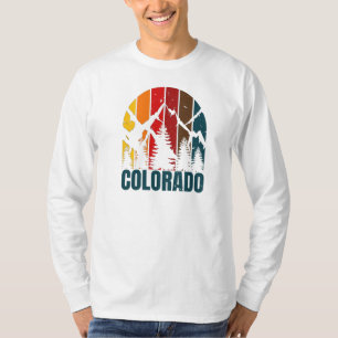 Camiseta Montañas Retro de Colorado