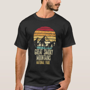 Camiseta Montañas Retro Great Smoky