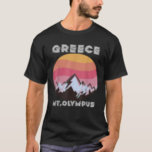 Camiseta Montañas Retro Mt Olympus Touri