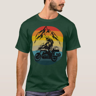 Camiseta Montañas Retro Vintage fuera de Road GS Moto de av