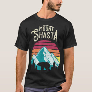Camiseta Montañas Retro Vintage Shasta California