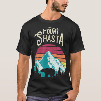 Camiseta Montañas Retro Vintage Shasta California