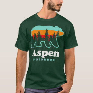 Camiseta Montañas Rocky Aspen Colorado Souvenir Bear