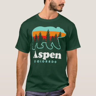 Camiseta Montañas Rocky Aspen Colorado Souvenir Bear