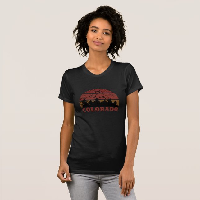Camiseta Montañas Rocosas Colorado (Anverso completo)