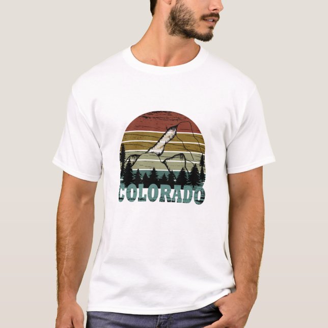 Camiseta Montañas Rocosas Colorado (Anverso)