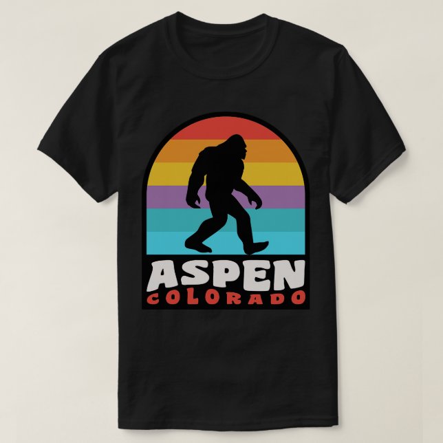 Camiseta Montañas Rocosas de Aspen Colorado (Diseño del anverso)
