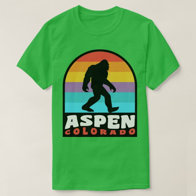 Camiseta Montañas Rocosas de Aspen Colorado (Diseño del anverso)