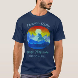 Camiseta Montañas Rocosas de Canadá Viaje familiar por carr