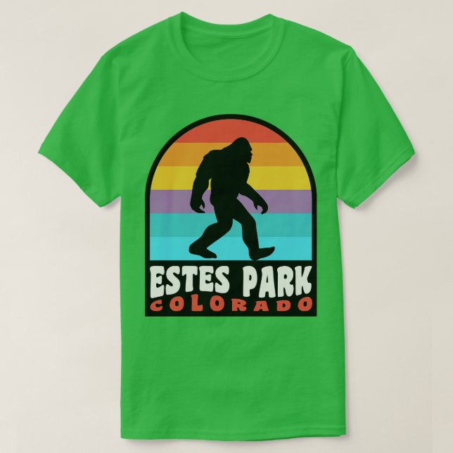 Camiseta Montañas Rocosas de Estes Park Colorado (Diseño del anverso)
