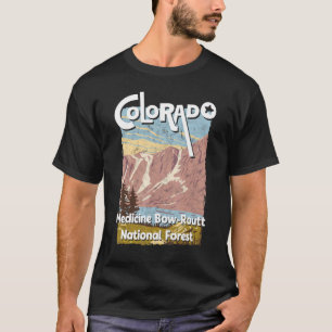 Camiseta Montañas rocosas del bosque nacional de Bow Rut