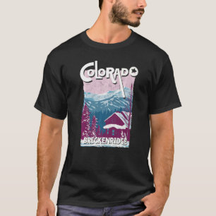 Camiseta Montañas rocosas del estado de la montaña de Breck