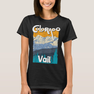 Camiseta Montañas rocosas del estado de la montaña de Vail