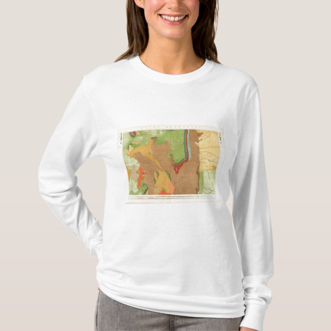 Camiseta Montañas rocosas geológicas (Anverso)