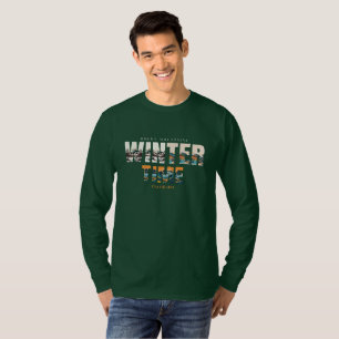 Camiseta Montañas Rocosas Tiempo Invernal Colorado