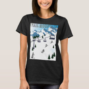 Camiseta Montañas Rocosas Vail Mountain Ski Deportivo