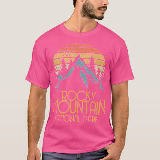 Camiseta Montañas Rocosas Vintage Parque Nacional Colorado
