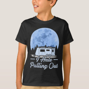 Camiseta Montañas Rv Furgoneta Odio Sacar Campamento