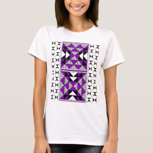 Camiseta Montañas sagradas en morado