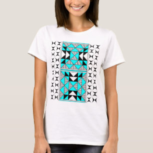 Camiseta Montañas sagradas en turquesa