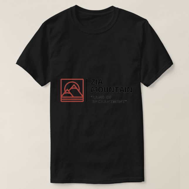 Camiseta Montañas Sandia y Zia Nuevo México(1) (Diseño del anverso)