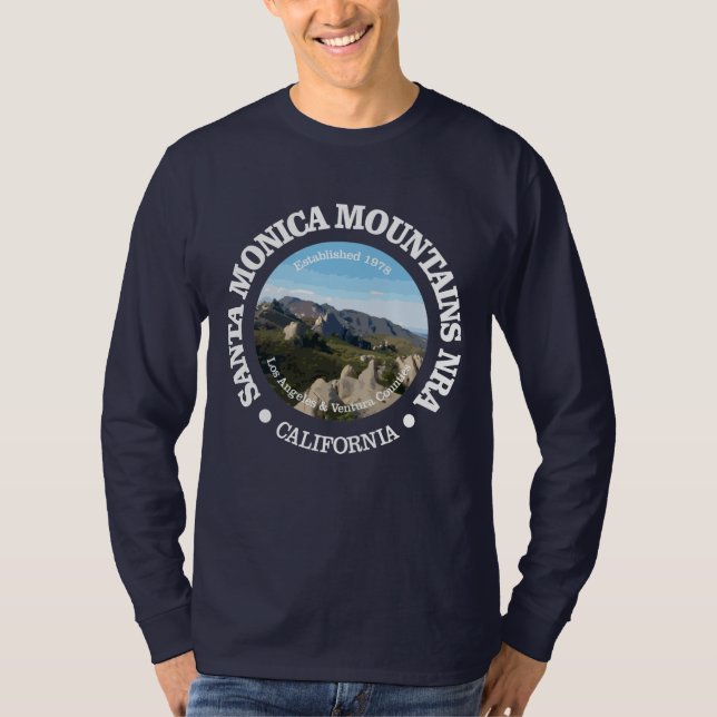 Camiseta Montañas Santa Mónica NRA (Anverso)