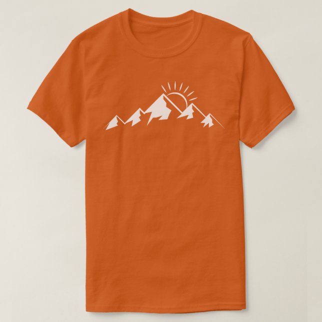 Camiseta Montañas Senderismo 74 (Diseño del anverso)