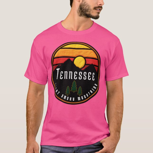 Camiseta Montañas Smoky Tennessee Activo (Anverso)
